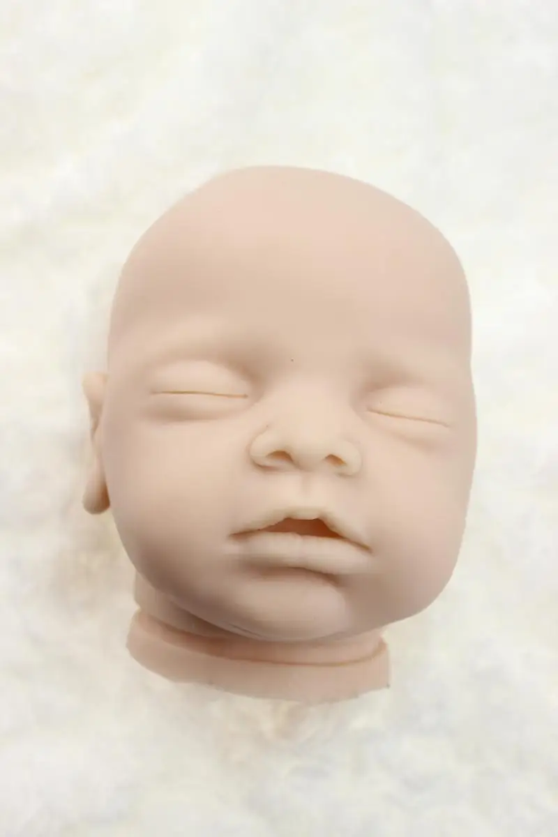 20 дюймов мягкая виниловая кукла-Реборн, набор форм для головы, рук, ног, частей тела для DIY, Reborn Sleeping Baby, реалистичные модели куклы Bebe
