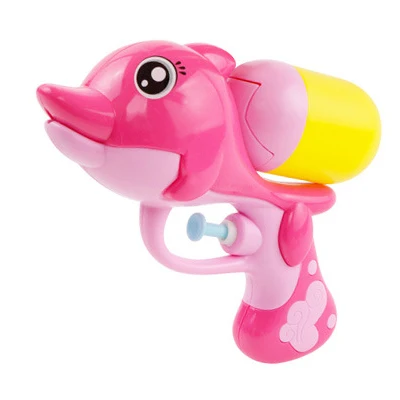 Детский водяной пистолет игрушка летний пляж развлечения Мини Дельфин водяной пистолет - Цвет: pink