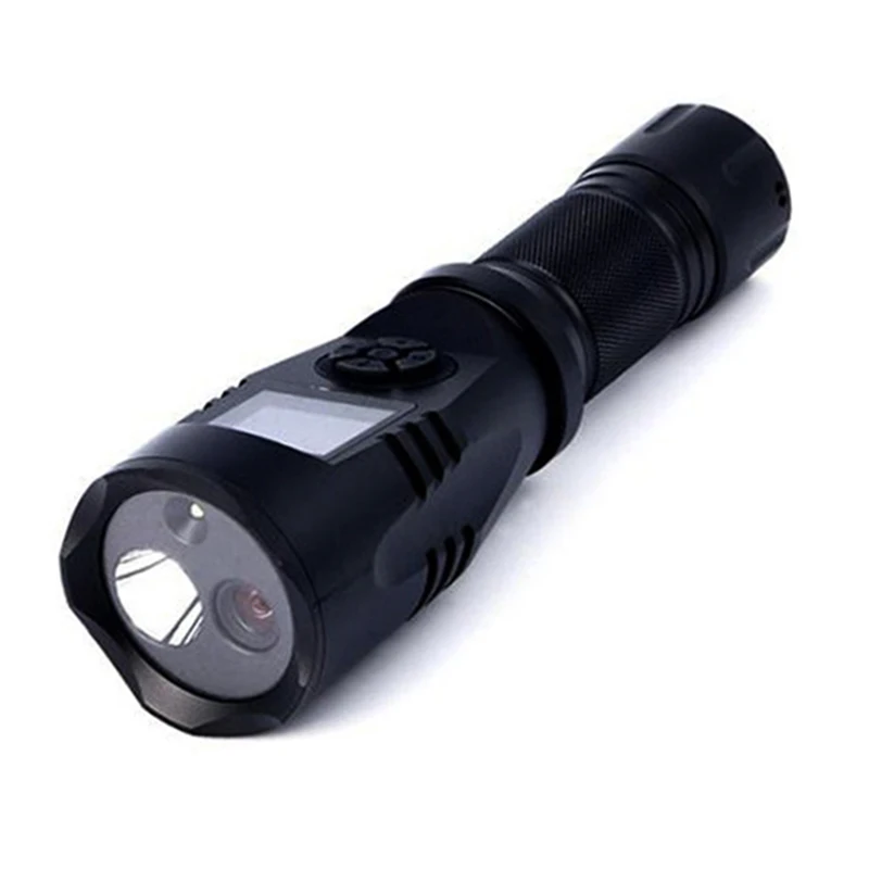 

Smart LED flashlight 5000mAh DVR Inspection Camera torch with Photo/Video/Audio Recordable Capability and 1.5 LCD Monitor lampe