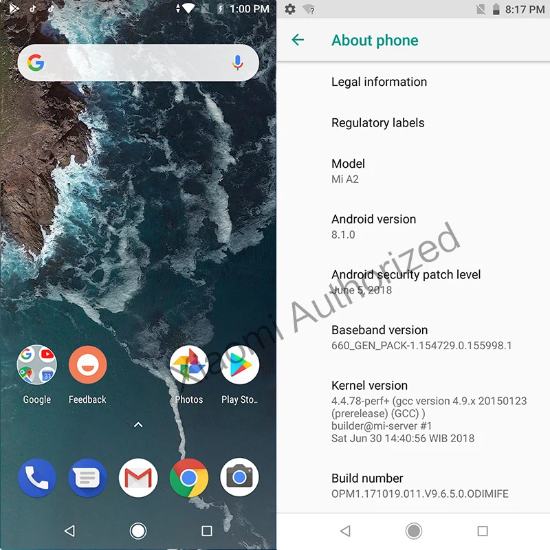 Глобальная версия Xiaomi Mi A2 4 Гб 64 Смартфон Snapdragon 660 Octa Core 20.0MP AI двойная камера 5 99