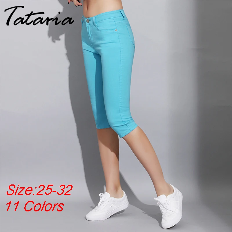 colored capri jeans