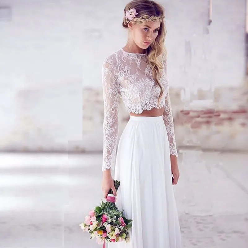White-Vintage-Lace-Two-Piece-Long-Prom-Dresses-2017-Party-Dresses-Elegant-Evening-Dresses-robe-de (1)