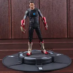 SH Figuarts фигурка Marvel Железный человек Тони Старк с Тони Powerd этап ПВХ Железный человек Коллекционные Фигурки Модель игрушки