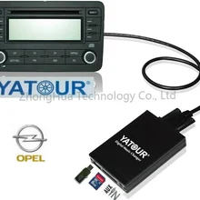 Автомобильный аудиоадаптер Yatour, MP3-плеер для Opel Astra H Astra J corsa zafira Captiva, цифровой музыкальный проигрыватель, AUX, USB, SD интерфейс