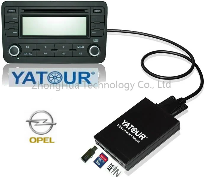 Автомобильный аудиоадаптер Yatour MP3 плеер для Opel Astra H J corsa zafira Captiva цифровой
