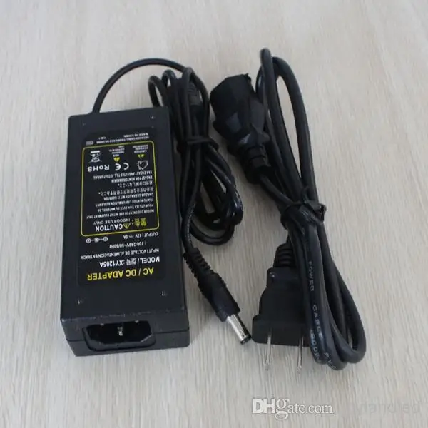 

1pcs 12V 60W LED Driver for led strip 12V 5A high Power 60w led transformer, free shipping