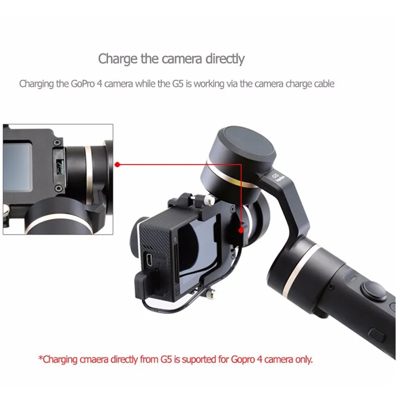  Original FeiyuTech Feiyu G5 Splash Proof 3-Axis Handheld Gimbal For GoPro HERO 6 5 4 3 Xiaomi 4k SJ
