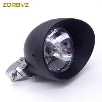 

ZORBYZ Universal Black Bullet Headlight Head Light For Harley Honda Yamaha Suzuki Motorcycle