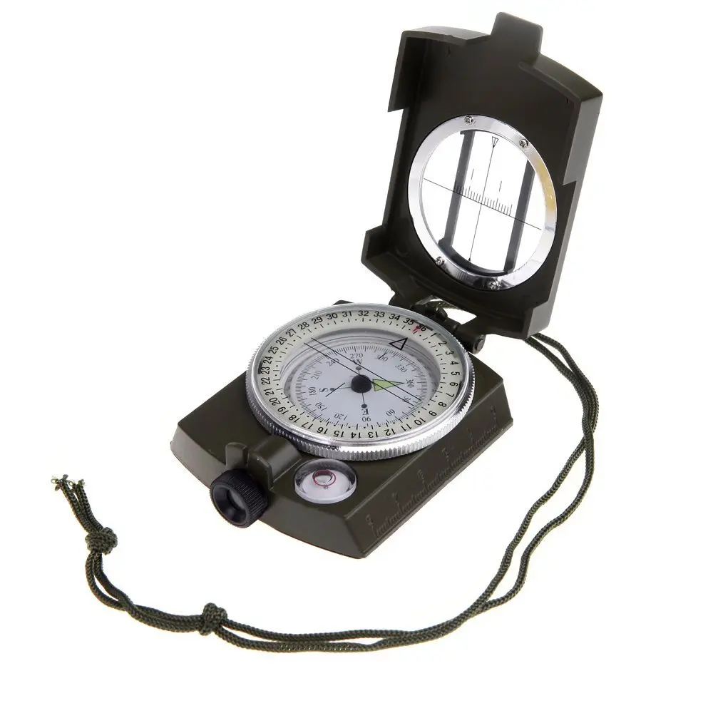 Portable Military Army Geology Lensatic Compass Prismatic Compass