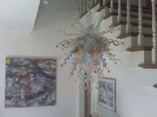 

Modern Art Decoration Light Hand Blown Glass Chandelier