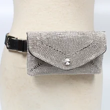 Женская поясная сумка, Дамский Пояс с алмазами, сумки со съемным ремнем из искусственной кожи, поясная сумка, женский мобильный кошелек для монет, удобная поясная сумка для девочек