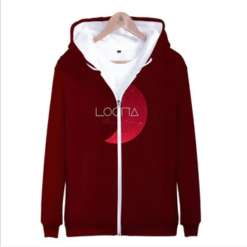 

Hip Hop Fashion Brand Clothing K POP KPOP LOONA 3D Printed Hip hop Zipper Hooded Jacket Women Hoodie Sweatshirt K-POP Clothes