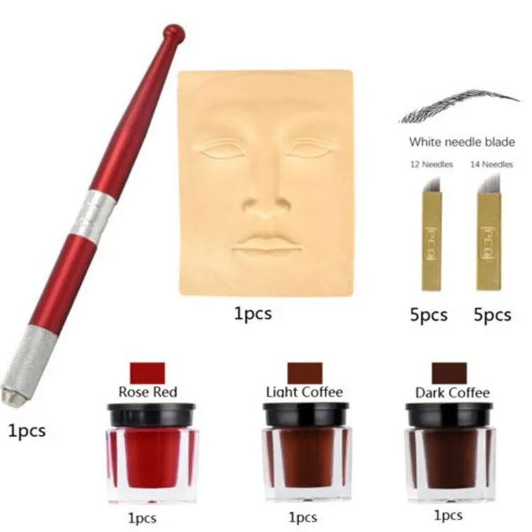 

High quality permanent makeup kit for body art tattoo paint