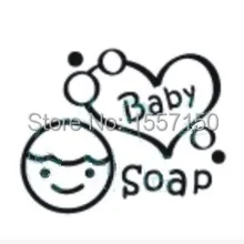 Ребенка и мыло образец мини поделки мыло штамп Глава Печать 4.5*3.5 см
