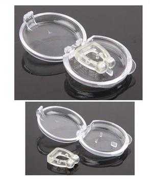 

Free Shipping Magnets Silicone Snore Free Nose Clip Silicone Anti Snoring Aid Snore Stopper Nose Clip For Christmas Gifts