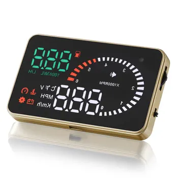

Universal Car OBD2 II HUD Head Up Display X6 3 Inch Overspeed Warning System Projector Windshield Auto Electronic Voltage Alarm