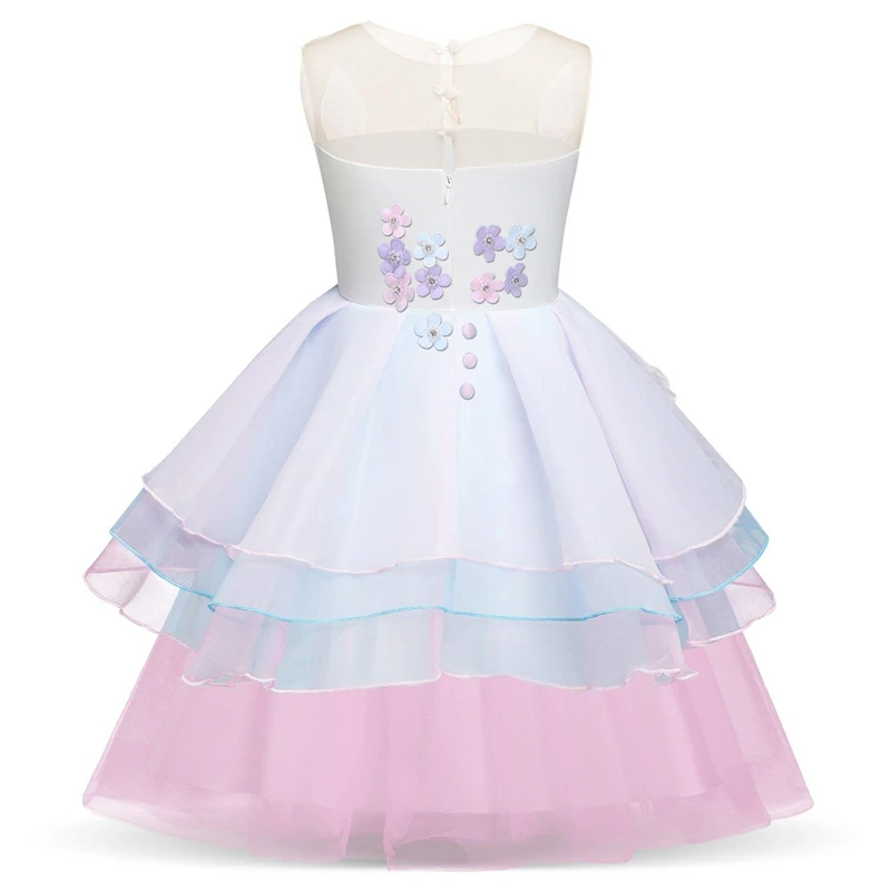 Горячая Распродажа; вечерние платья с единорогом для девочек в Instagram; новые дизайнерские Детские платья для выпускного бала; Пышное Платье-пачка принцессы на день рождения