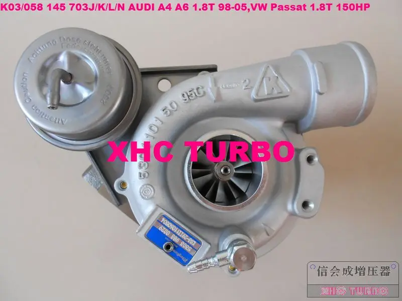 K03 058145703C/J/K/N 53039700029 Турбокомпрессор для AUDI A4 A6, VOLKSWAGE Passat 1,8 T AEB/ANB/APU/AWT/AVJ/BFB 150HP