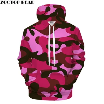 

Autumn 3D Pink Camo Print Hoodies Men Women Casual Sweatshirt BrandTracksuit Pullover HoodedJacket Groot New Dropship ZOOTOPBEAR