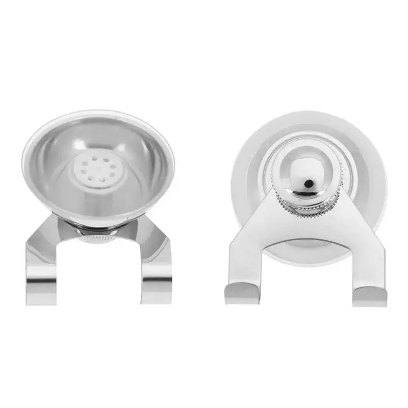 Stainless Steel Suction Cup Hook Multi Function Bathroom Kitchen Double