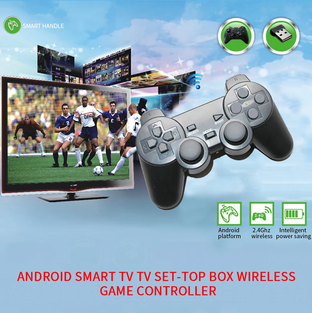 

2.4G Wireless Gamepad For Android Phone/PC/PS3/TV Box Joystick 2.4G Joypad Game Controller Remote For Xiaomi Android Smart Phone