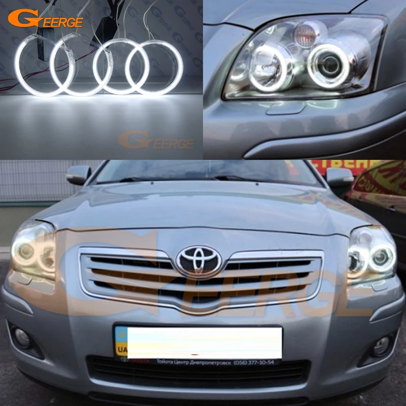 For Toyota Avensis T25 2006 2007 2008 2009 Excellent Ultra bright illumination CCFL Angel Eyes kit Halo Ring For Toyota Avensis T25 2006 2007 2008 2009 Excellent Ultra bright illumination CCFL Angel Eyes kit Halo Ring