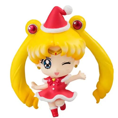 Аниме игрушка Sailor Moon Petit Chara ~ Рождественский особенный 6 цифр полный комплект 100%