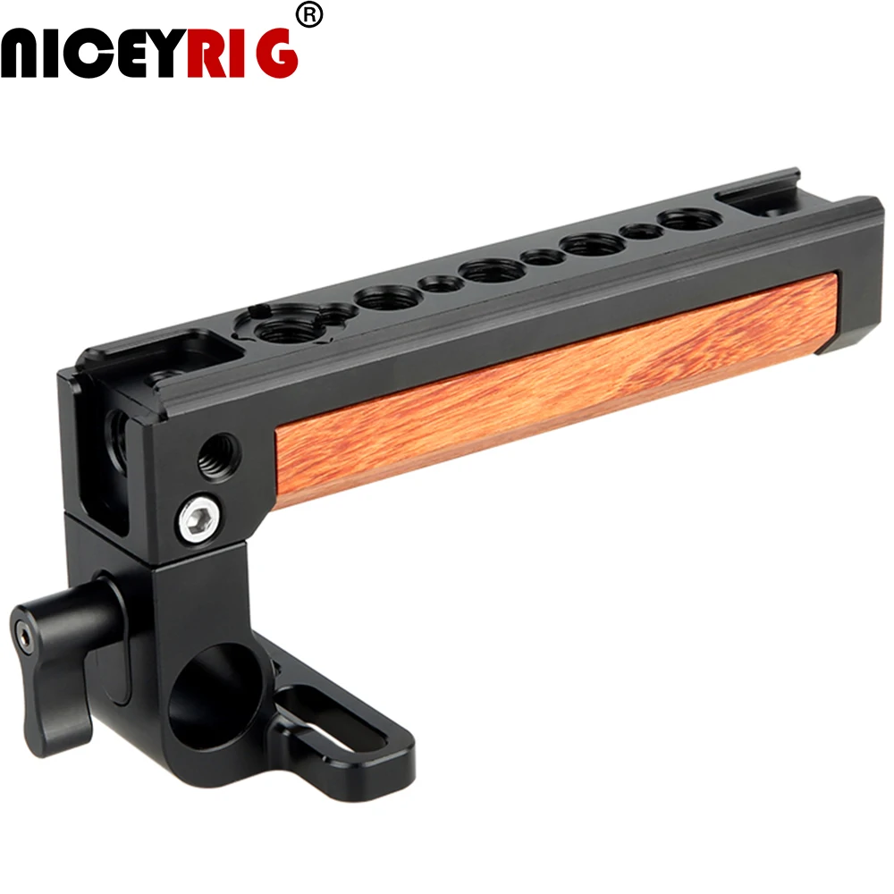 Niceyrig Camera Handle Grip Dslr Camera Gripping Wood Camera Top Handle