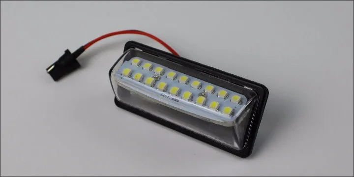 número automóvel quadro lâmpada led acessórios eletrônicos