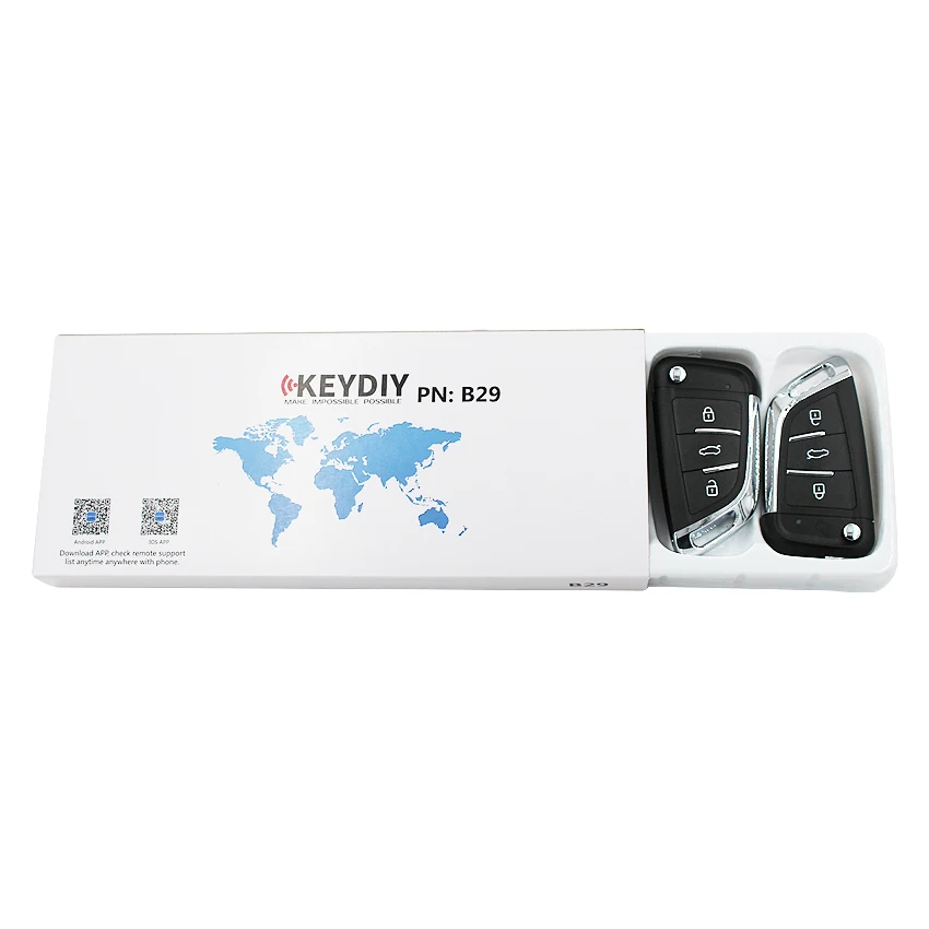 5 шт./лот, KEYDIY 2+ 1 кнопки универсальный пульт дистанционного управления Управление Key b-серия B29 для KD мини KD900 KD900+, URG200 KD-X2