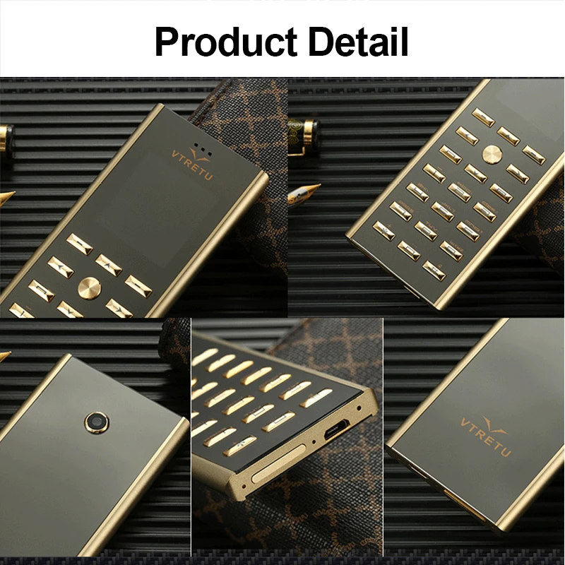 Роскошный маленький металлический корпус с мини картой двумя sim картами сотовый