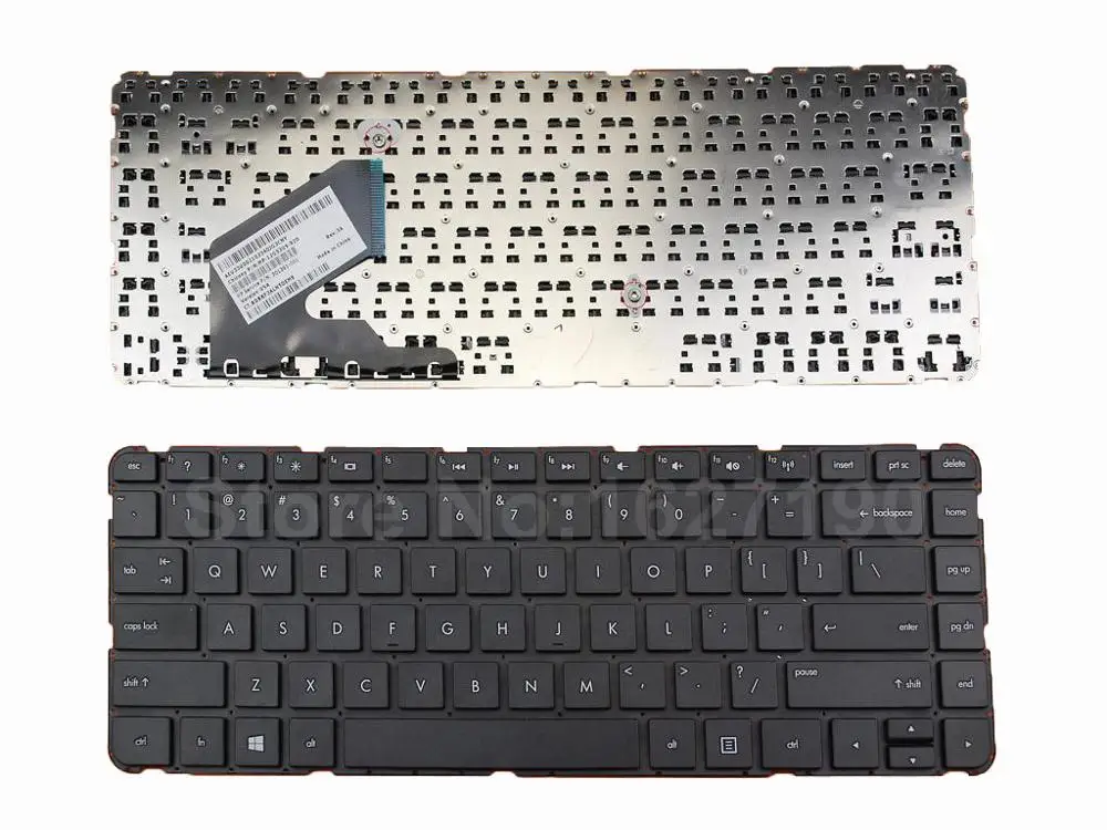 

US Keyboard For HP Pavilion 14-B000 BLACK Without FRAME Without Foil Win8 New Laptop Keyboards With