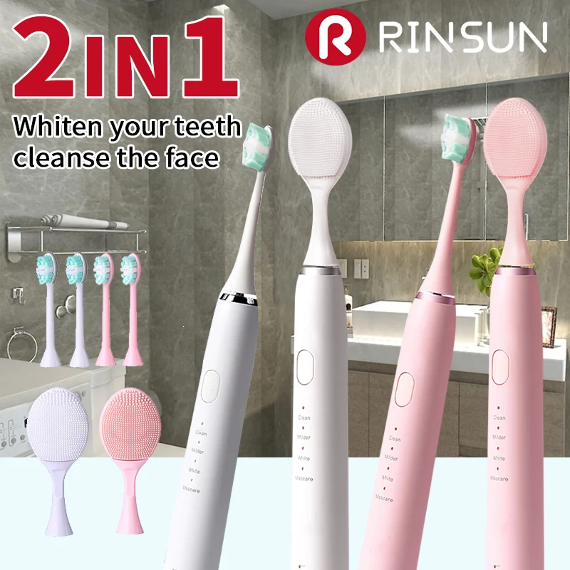 

Electric Toothbrush Tooth brush USB Rechargeable Upgraded adult Waterproof Ultrasonic automatic Toothbrush Face Cleaning Machine