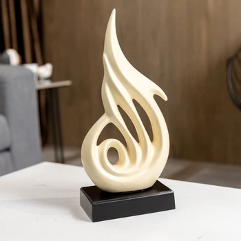 

Ceramic lucky Feng Shui abstract handicrafts art ornaments for home decor porcelain figurine table decoration accessories gifts