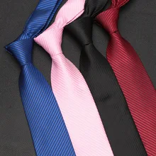 Мужской галстук в полоску, однотонные модные галстуки для мужчин, Свадебный костюм, деловые, вечерние, классические, свадебные, повседневные, черная рубашка, аксессуары, галстук