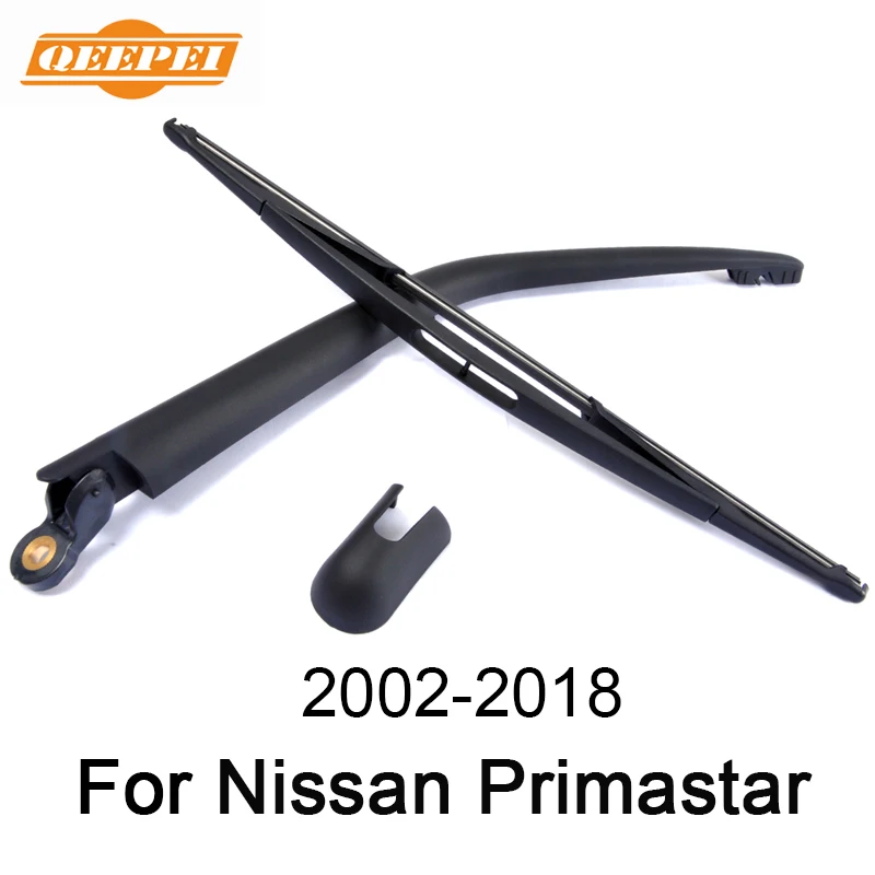 QEEPEI 16 ''рычаг заднего стеклоочистителя и лезвие для Nissan Primastar 2002- высокое качество натуральный каучук авто аксессуары