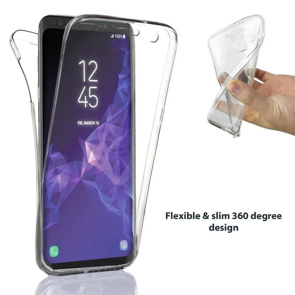 360 Degree Shockproof Full Body Silicone Case For Samsung Galaxy S8 S9 S7 Capa Front And Back Cover For A5 2017 J5 J3 J7 S6 A3 (1)