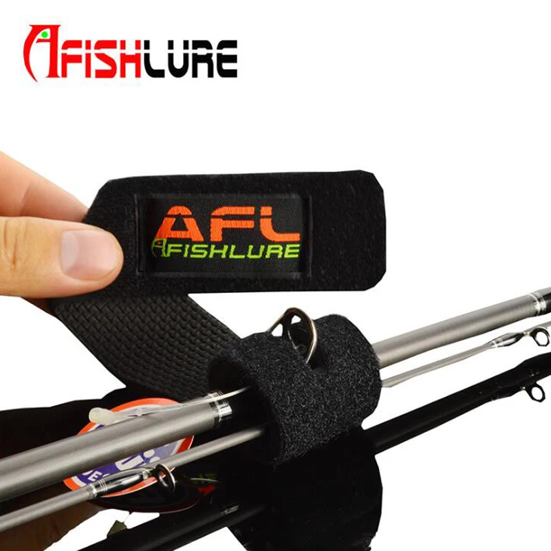 1 Pair Reflective Tied Rod Belt 25cm*3cm 4pcs Fishing Tackle Belt Wrap