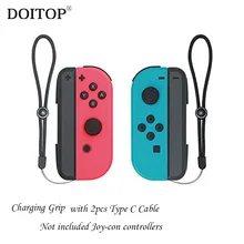 DOITOP Тип C Мини зарядки сцепление Зарядное устройство Док-станция для Nintend переключатель ручка НС переключатель радость-Con контроллер с 2 шт. кабель A3 nintend переключатель dock