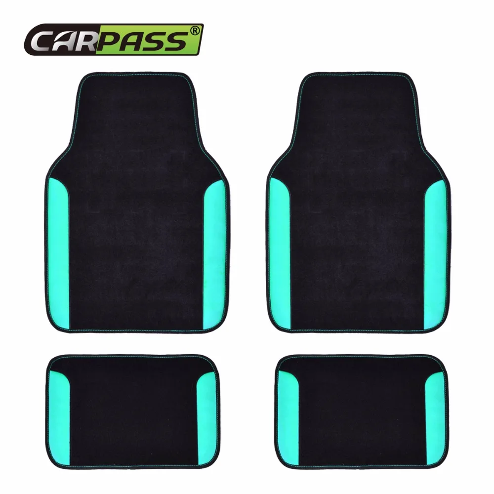 Car pass Car Feet Mat Floor Mats Fit Universal Car Driver & Passenger