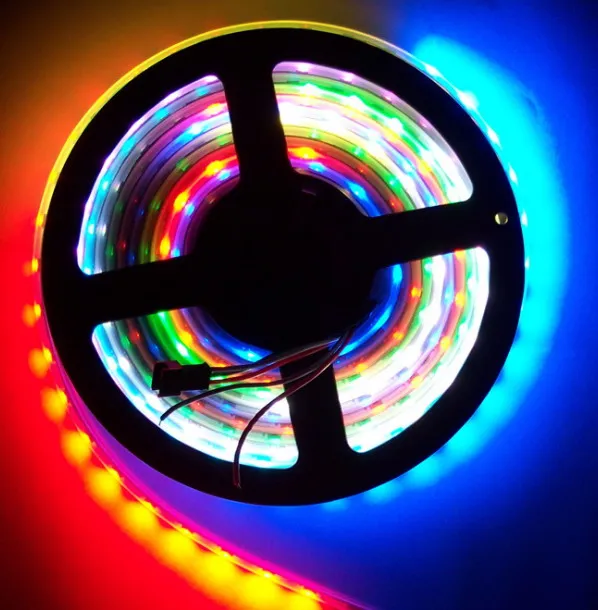 Пиксельная гибкая светодиодная лента с внутренним IC 2812 60led/метр DC5V каждый