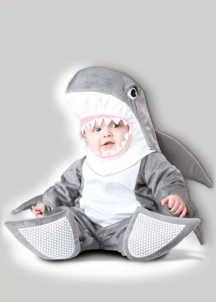 Little Baby Shark Costume Baby Marine Animal Costumes Infant Halloween Party Costume Cosplay
