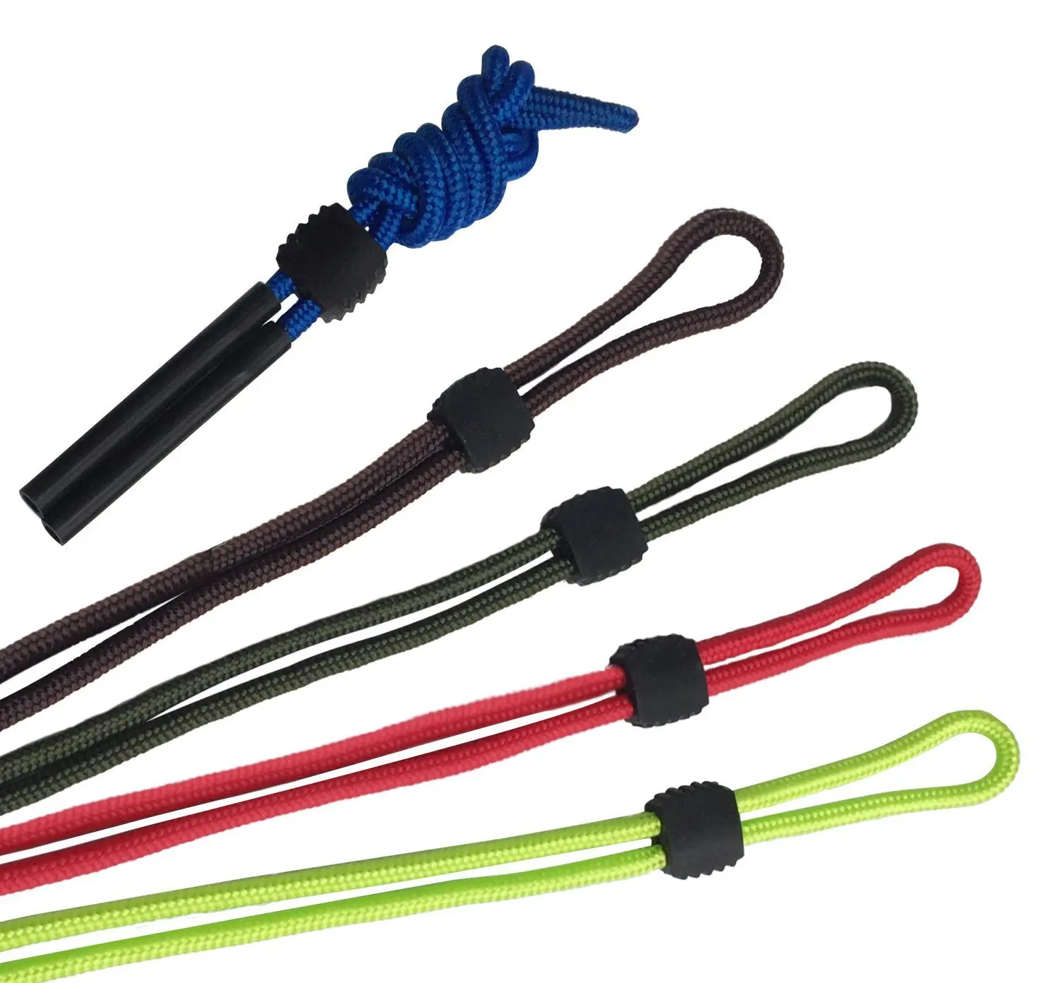 New Black Adjustable Braided Rope Neck Cord Sun glasses Eyeglasses Neck