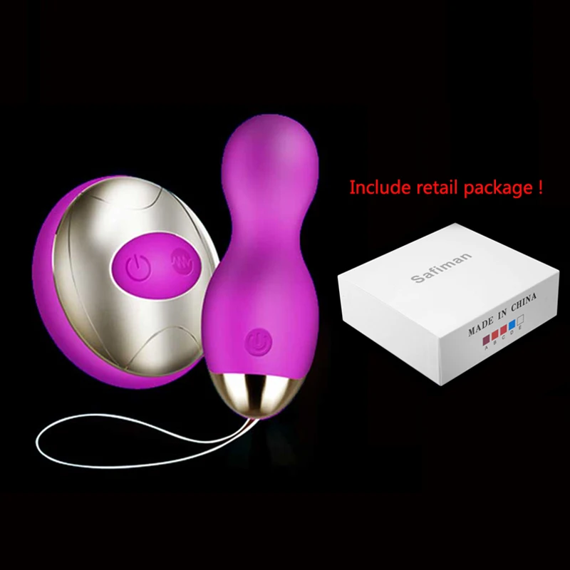 Clearance Price for  Smoth kegel balls For Women Vaginal Tight Exercise Aid Female Sex Toys Wireless Dildo Vibrator AV M