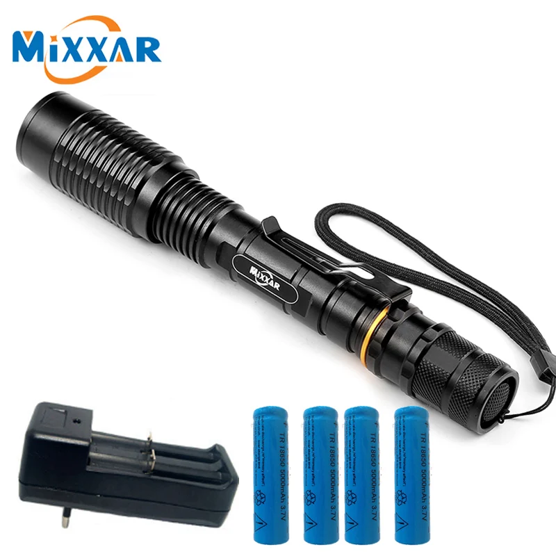 Дропшиппинг Szk20 mixxar T6 8000 LM светодиодный фонарик 5 режимов Регулируемый Фонарик