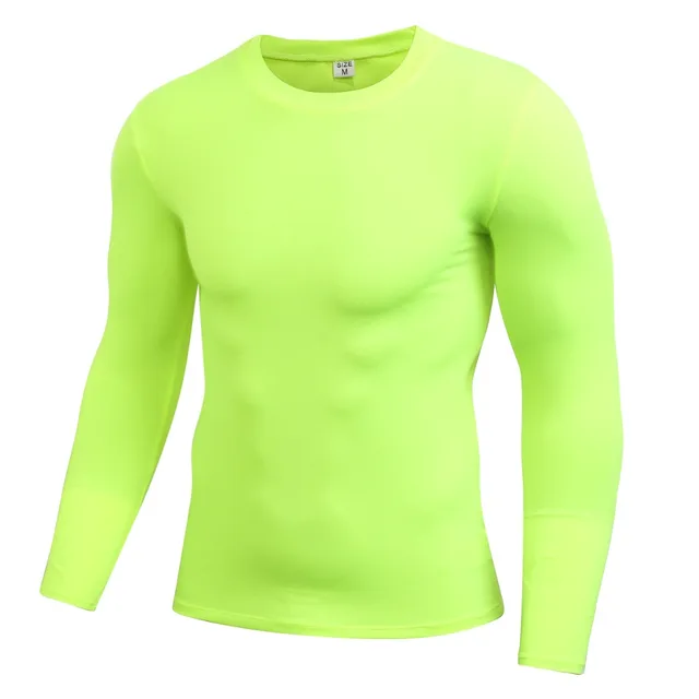 US $6.68 2017  2017 New Compression Shirts Men T-shirts Long Sleeve Fitness Body Building Male Crossfit Tops
