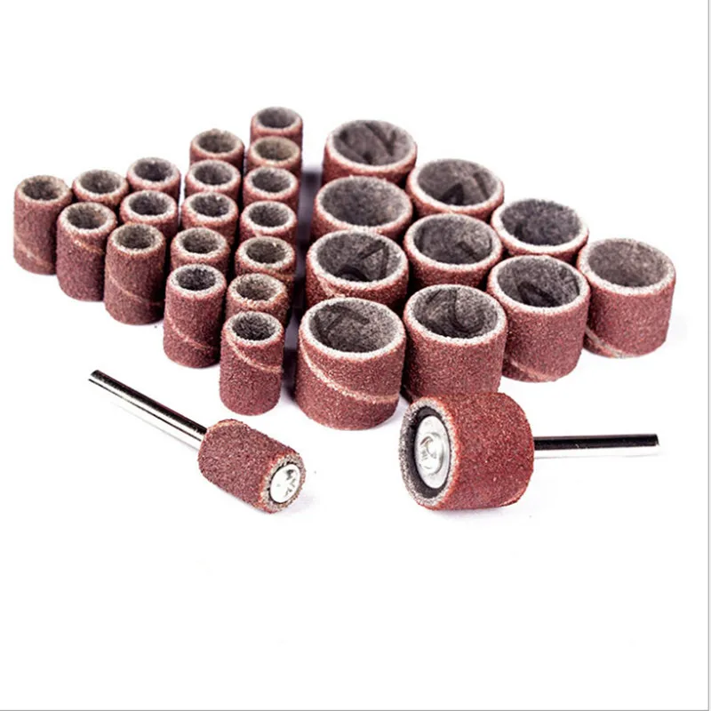 100pc large Sanding Bands Craft Woodworking Sandpaper Ring Sanding Band