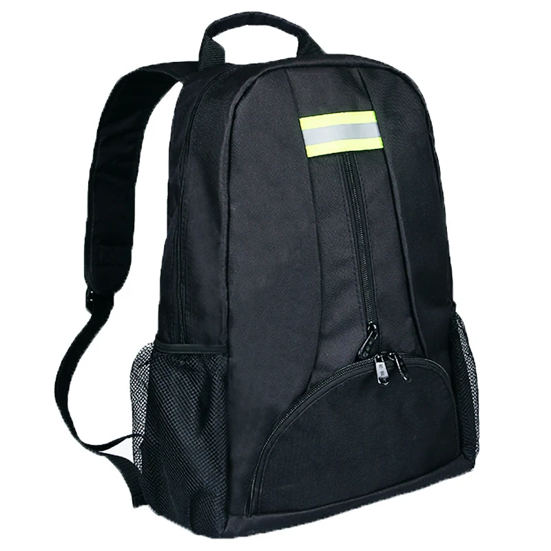 Oxford Tool Pouch Fabric Backpack Multi-function Outdoor Backpack Electricians Tool Bag Black Durable Toolbag