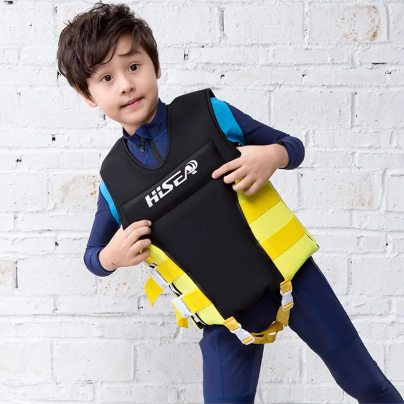 Hisea Youth Neoprene Swim Vest Foam Filled Kids Life Jacket suit for
