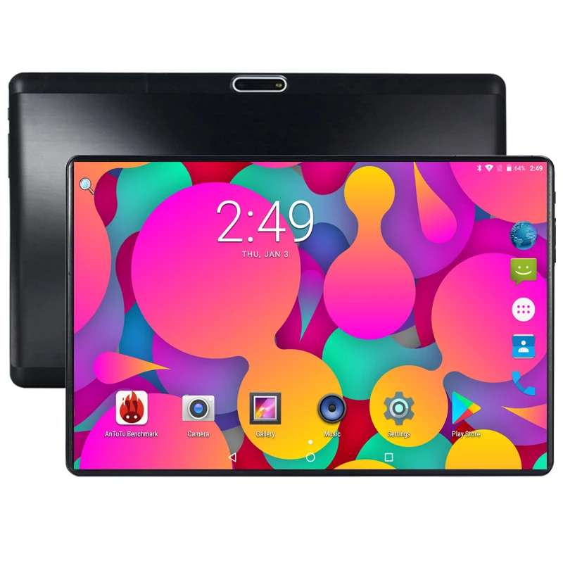 

10 Inch Google Android Tablet 8.0 Octa Core Super CPU 4GB RAM 64GB ROM Dual Cameras 1280*800 IPS WIFI GPS Tablets Media Pad